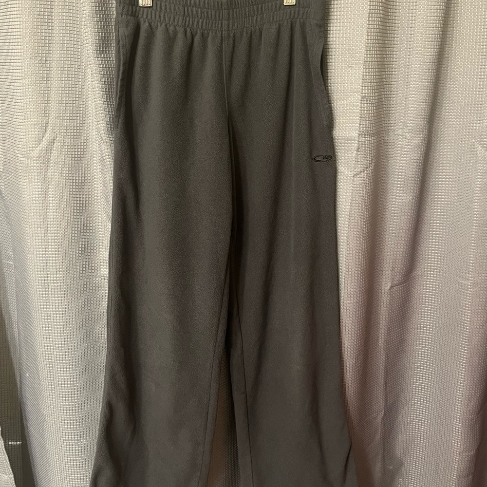 Champion Gray Sweatpants Relaxed Fit Cotton Blend
